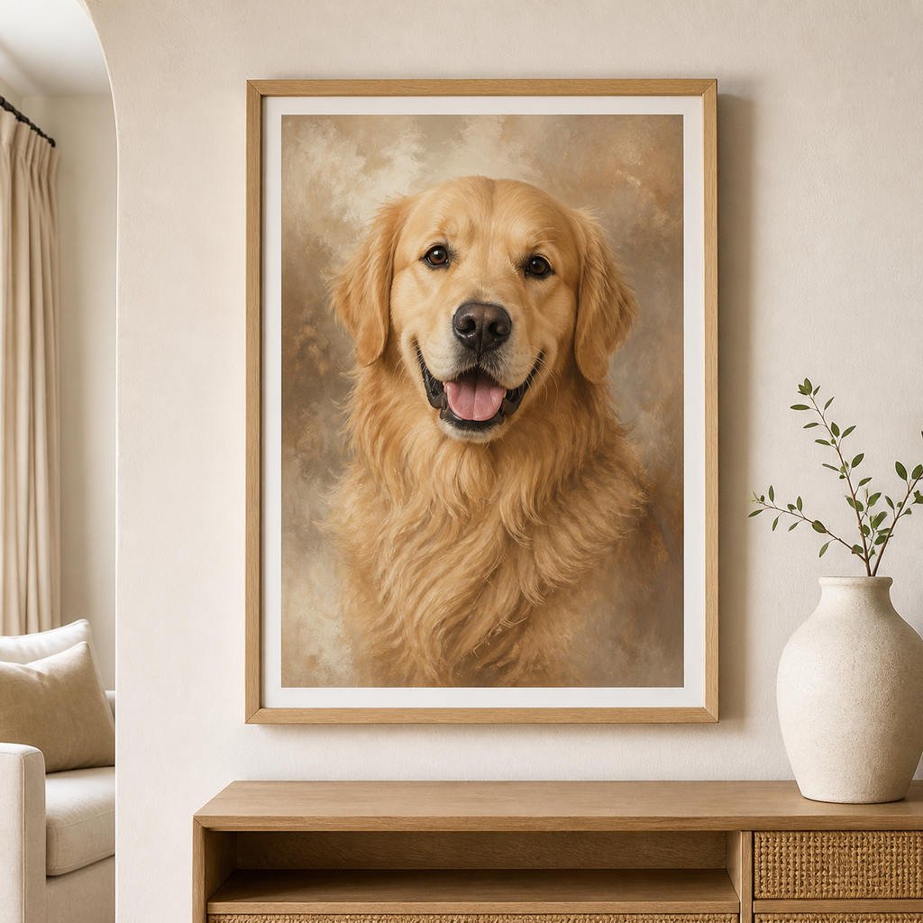 Personalisiertes Tierporträt – Premium-Poster 30 × 40 cm